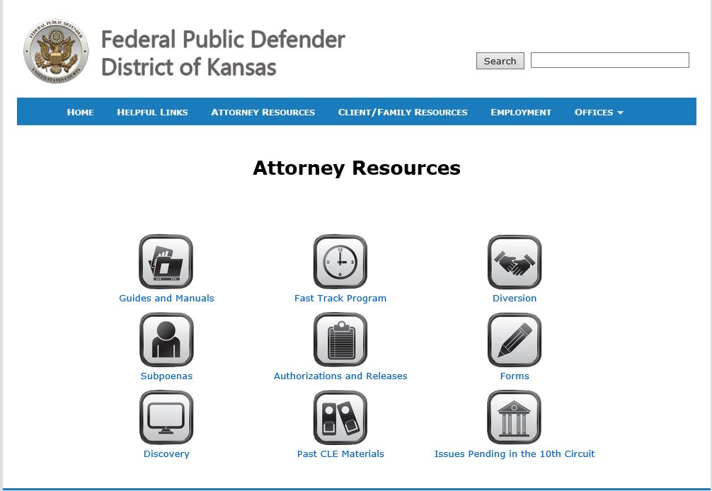 Federal public defender resume